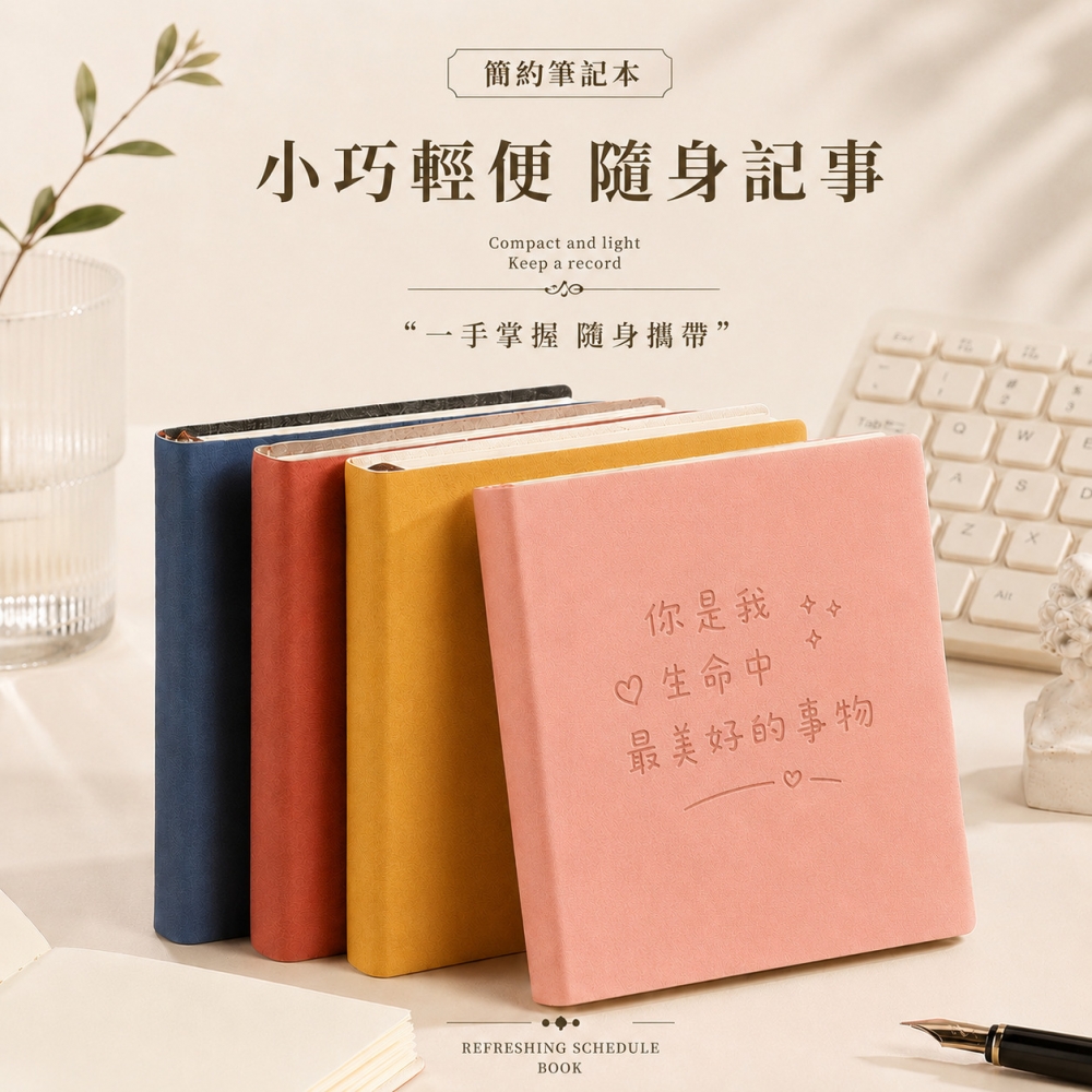 B6迷你小筆記本方形口袋本
