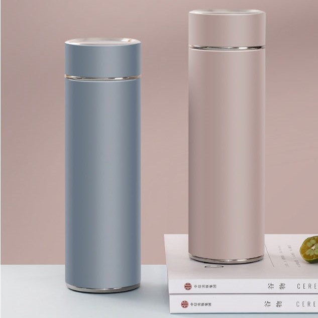 316不鏽鋼大容量帶茶隔保溫杯550ml